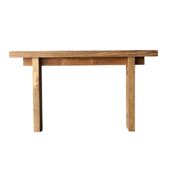 Reclaimed Teak Console, 65"L x 16"W