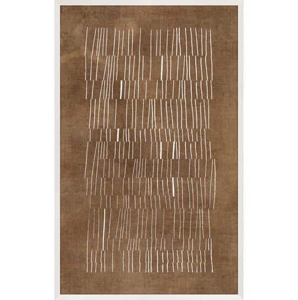 Burnt Umber Impressions I-Large, 27 x 42