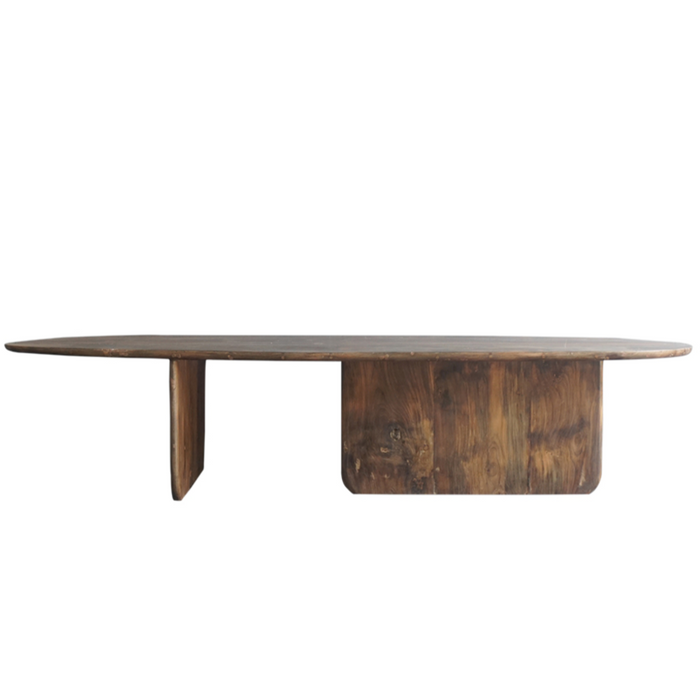 Pitu Boatwood Cocktail, 78"L x 32"W x 17"H