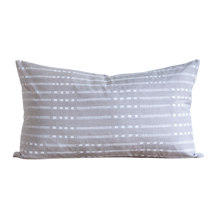 Grey Light Belmont Indoor/Outdoor Lumbar Pillow
