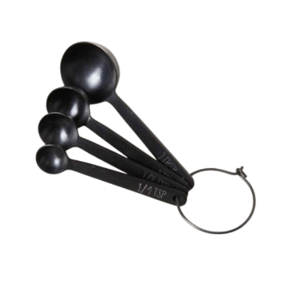 Stowe Measuring Spoons, Brushed Onyx