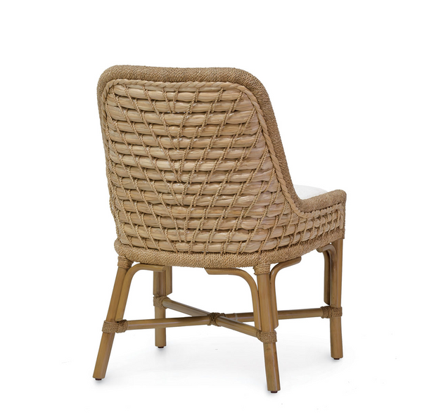Capitola Side Chair w/ Sailcloth Salt Performance Fabric