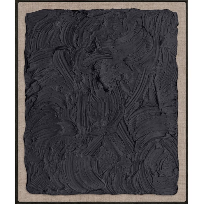 Relevo in Black, 21.5 x 25.5