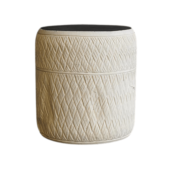 Hand-Carved Rine Tamarind Stool