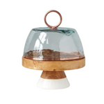 White Mod Block Cake Stand, Large
