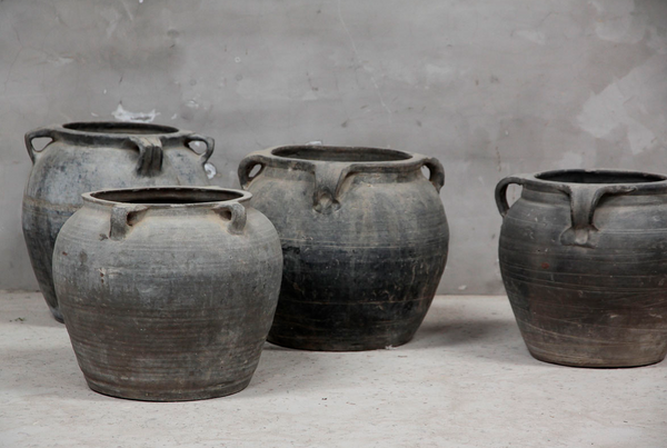 Assorted Antique Terracotta Urns