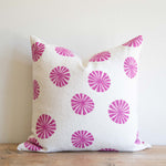 American Pie Pillow - Pink, 22" x 22"