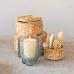 Water Hyacinth Baskets w/ Lids, Natural-3 sizes
