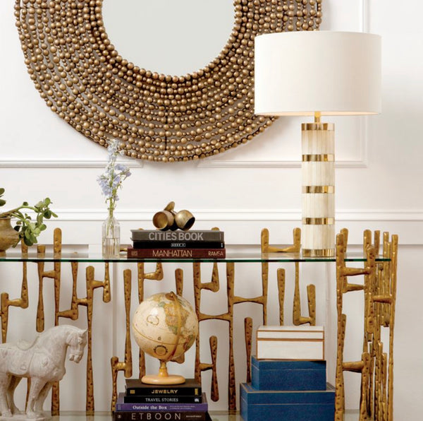 Theon Lamp, Oatmeal Linen