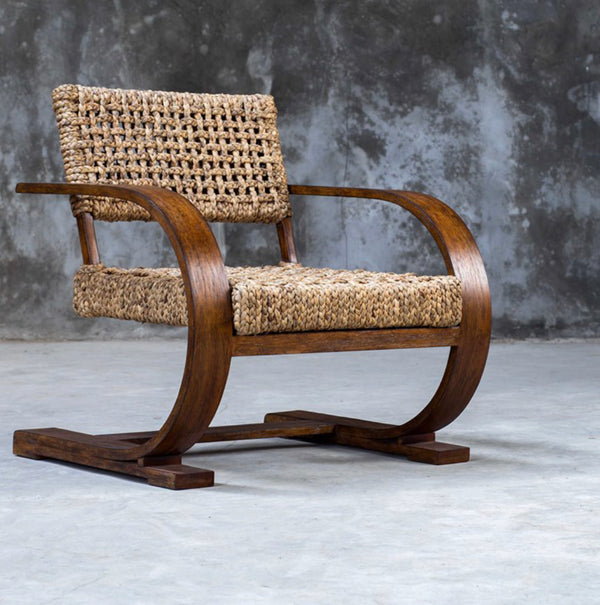 Rehema Accent Chair, Pecan