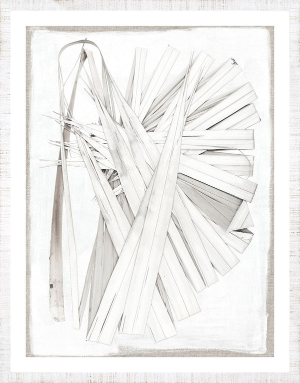 Palm Pressings I - Oyster, 29" x 37"