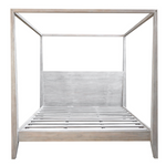 Archived Reclaimed Teak Canopy Bed - Lightened, King & Queen