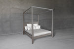 Archived Reclaimed Teak Canopy Bed - Lightened, King & Queen
