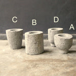 Hand Carved Stone Pot, 4 Styles