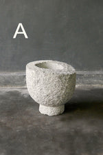 Hand Carved Stone Pot, 4 Styles