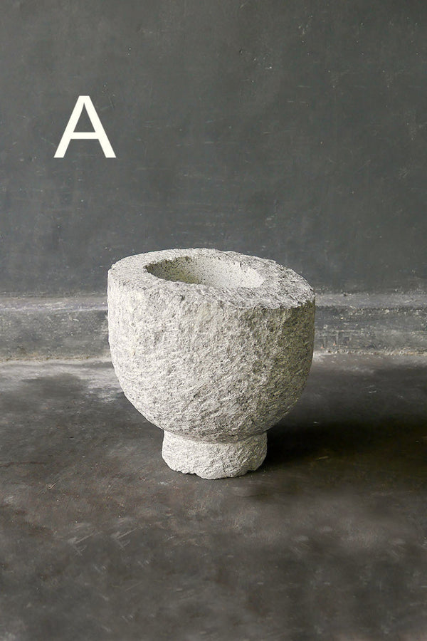 Hand Carved Stone Pot, 4 Styles