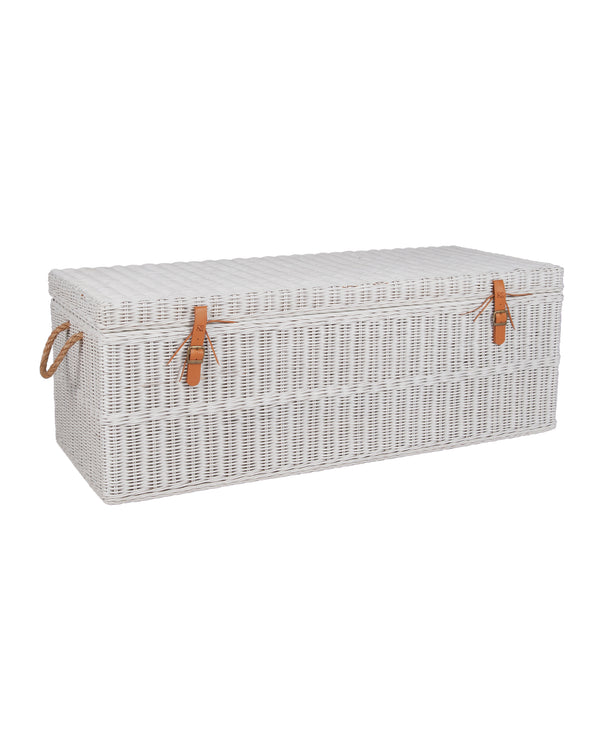 Boca Storage Bench, White