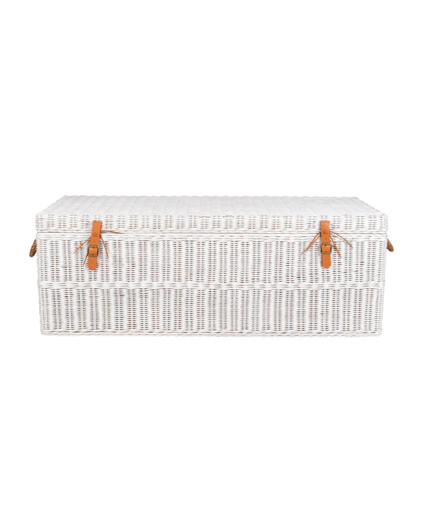 Boca Storage Bench, White