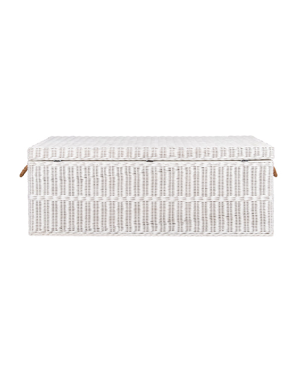 Boca Storage Bench, White
