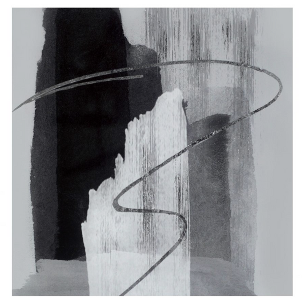 Wisdom 2 Abstract Ink Print Wall Décor, 31.5"W x 1.25"D x 47.25"H