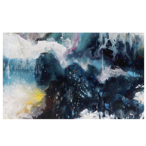 Whitecaps Wall Décor w/ Frame, W:55" x D:2.5" x H:36"