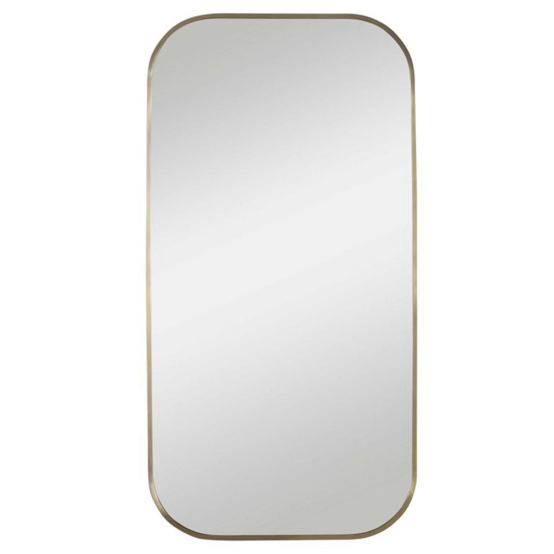 Taft Mirror - Brass, 21"W x 1"D x 41"H