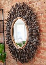 Malta Mirror-Black, 47" W x 3.5" D