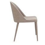 Burton Fabric Dining Chair Light Grey