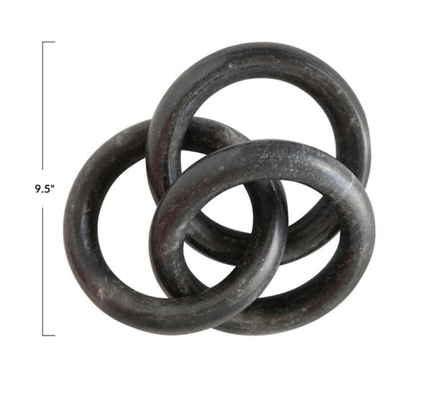 Marble Chain Decor, Black