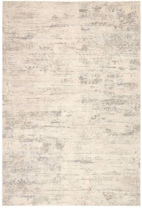 Cirque Paxton Rug, White Alyssum/ Whitecap Gray