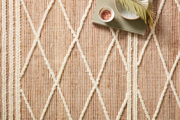 Cora-01, Blush / White, Magnolia Home by Joanna Gaines × Loloi