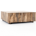 Hudson Square Coffee Table-Spalted Primavera, 40"W x 40"D x 15"H