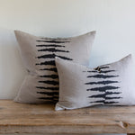 Wild One on Natural/Charcoal Lumbar Pillow, 16" x 26"