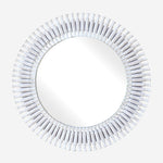 White Wash Cosmo Mirror, 35" x 2" x 35"