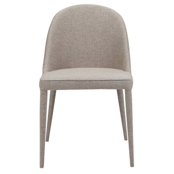 Burton Fabric Dining Chair Light Grey