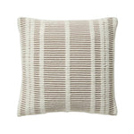PMH0011 MH Ivory/Coffee, 18" x 18", Magnolia Home by Joanna Gaines × Loloi