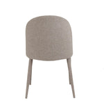Burton Fabric Dining Chair Light Grey