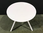 DJ Side Table - Aluminum White, 2 Sizes