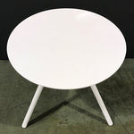 DJ Side Table - Aluminum White, 2 Sizes