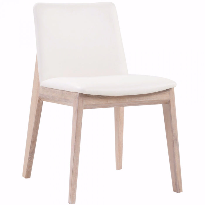 Deco Dining Chair White, Oak
