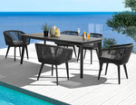 Diva Anthracite Dining Chair, Granite