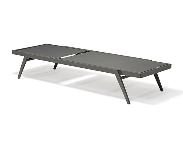 Diva Anthracite Aluminium Lounger, Graphite