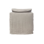 Donato Slipcovered Chair, Logan Oatmeal