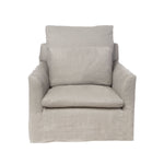 Donato Slipcovered Chair, Logan Oatmeal