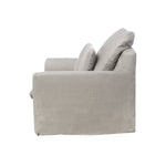 Donato Slipcovered Chair, Logan Oatmeal