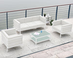 Angelina Indoor / Outdoor Living Set, White