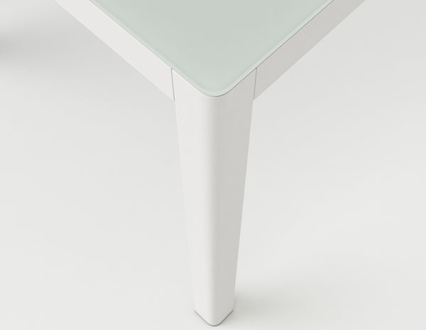 Polo/Ella Rectangular Dining Table - White, 71"W x 35"D