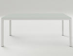 Polo/Ella Rectangular Dining Table - White, 71"W x 35"D