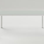Ella Rectangular Dining Table - White, 71"W x 35"D