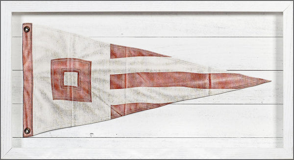 Yachting Burgee - Red Square, 21.25" x 11.25"